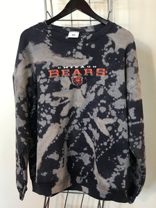 UPCYCLED VINTAGE CHICAGO BEARS CREW NECK SWEATSHIRT - SIZE XL