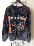 UPCYCLED VINTAGE CHICAGO BEARS CREW NECK SWEATSHIRT - SIZE XL